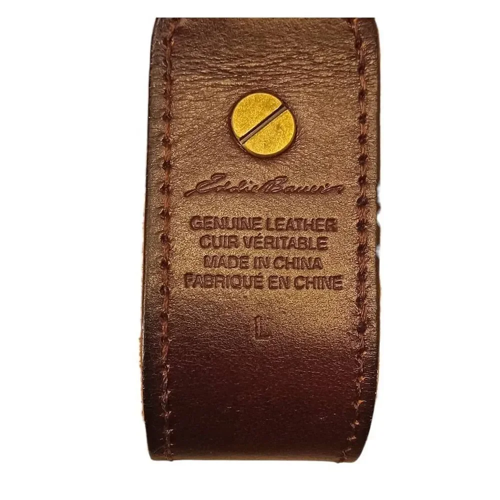 Vintage Brown Split Leather Belt